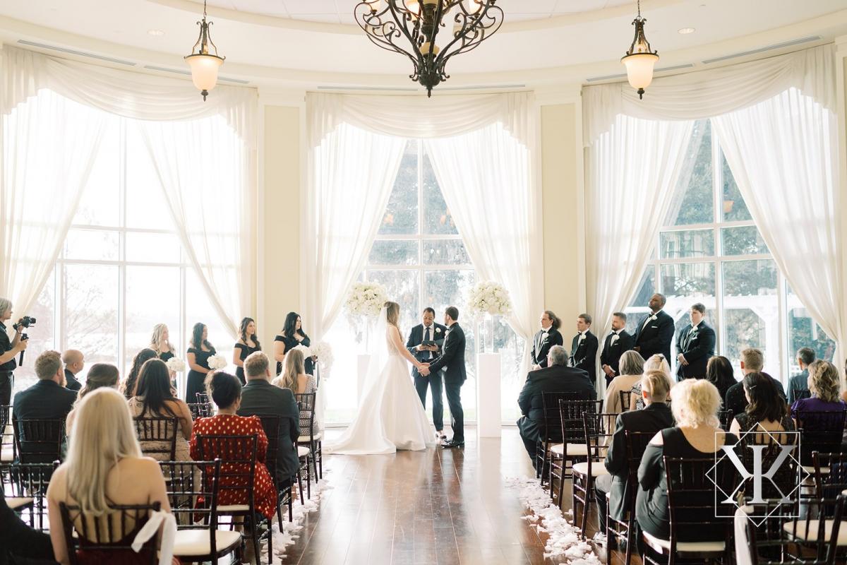 Indoor wedding ceremony