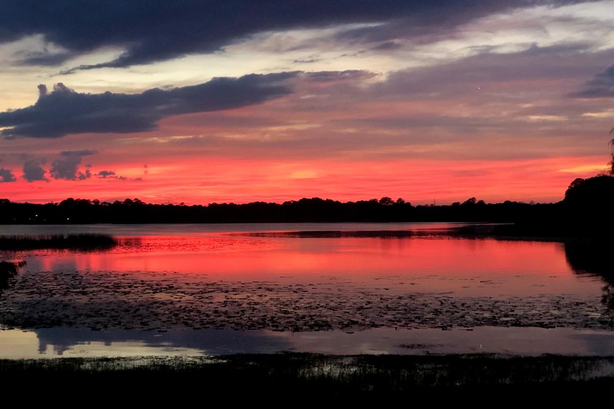 Sunset on Lake